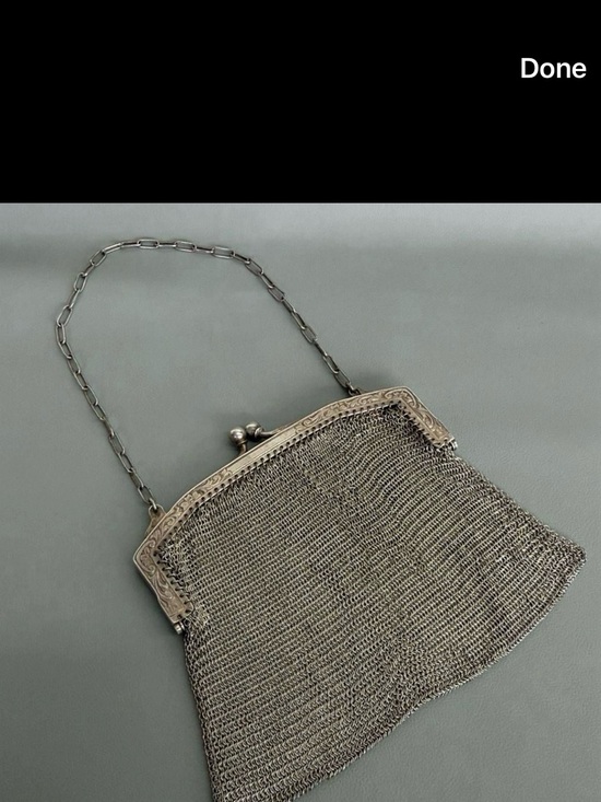 Handbags - Vintage Silver Mesh Evening Bag